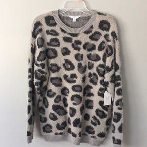 CHEETAH SWEATER BLACK GRAY